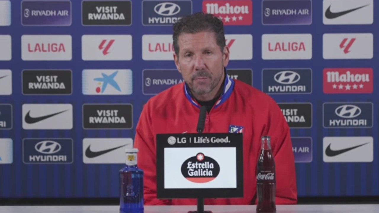 Simeone se disculpa con Florentino y Vinicius