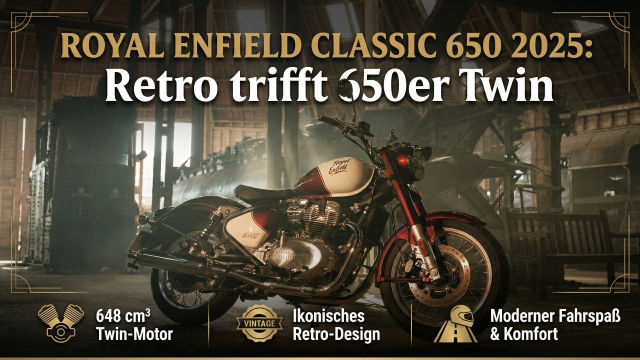 Technik, Sound & Feeling: Royal Enfield Classic 650 im Check