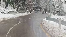 Snow falling in murree
