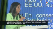 FTS 8:30 12-01: Venezuela: Acting pres. calls for national union after U.S. aggressions