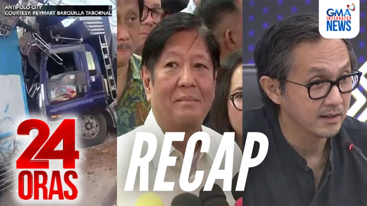 24 Oras: (Part1) Truck na nakipagkarera umano, nang-araro ng mga bahay atbp., I PBBM sa impeachment vs. VPSD I Anomalya sa BFP?, atbp