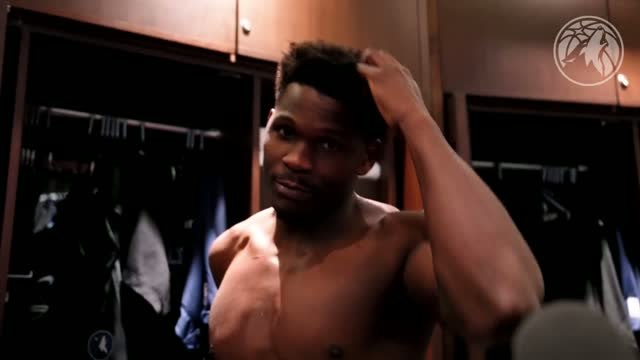 BASKETBALL: NBA: Minnesota Timberwolves post-game reaction (Edwards, Gobert, Nori)