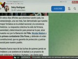 Pdta. Encargada Delcy Rodríguez destaca la unidad nacional como mayor fortaleza ante las agresiones