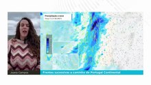 Frentes sucessivas a caminho de Portugal Continental