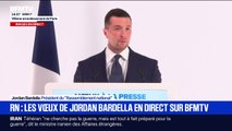 Lors de ses vœux à la presse, Jordan Bardella estime que la profession de journaliste 