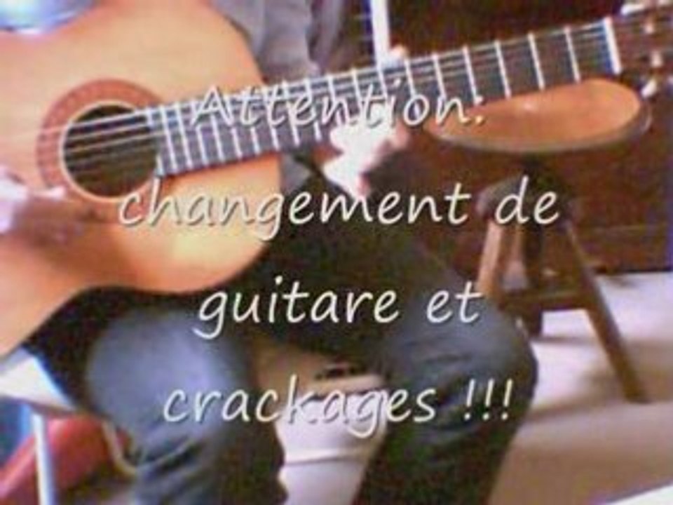 Derniers exercices à la guitare