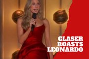 Nikki Glaser’s sharp Golden Globes monologue roasts Leonardo DiCaprio