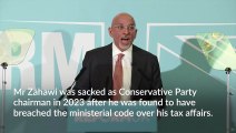 Ex-Tory chancellor Nadhim Zahawi defects to Reform UK