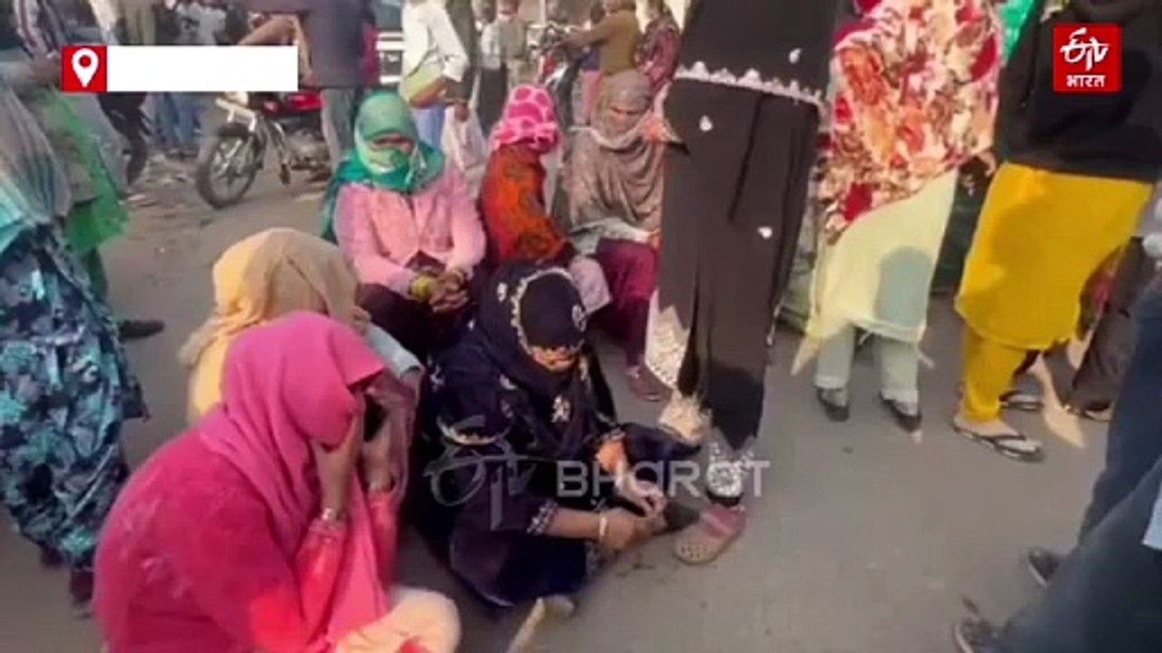 नूंह के पुन्हाना में शव रखकर सड़क को घंटों किया जाम, हत्या के आरोपियों की गिरफ्तारी की मांग