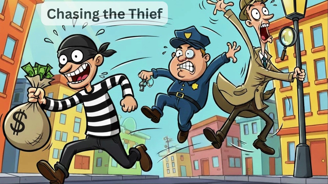 Chasing the Thief – Bouncy  Comedy-Pop Instrumental Chase Music