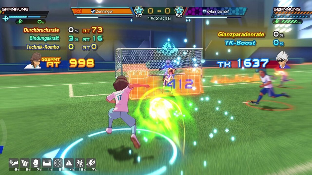 Das fußball-rollenspiel inazuma ist perfekt für fans von die kickers und captain tsubasa