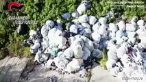Rifiuti tessili, discarica abusiva scoperta nel Napoletano