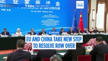EU and China take new step to resolve row over subsidised electric vehicles