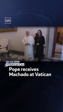 Pope receives Machado at Vatican