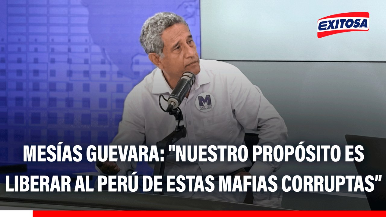 Mesías Guevara: "Nuestro propósito es liberar al Perú de estas mafias corruptas que nos gobiernan desde el Congreso"