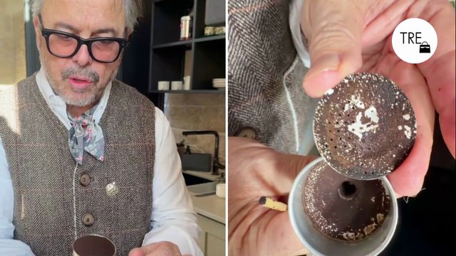 El truco de Donato de Santis, chef italiano y juez de Masterchef Argentina, para limpiar a fondo la cafetera italiana: “Hay que hacerlo una vez al mes”