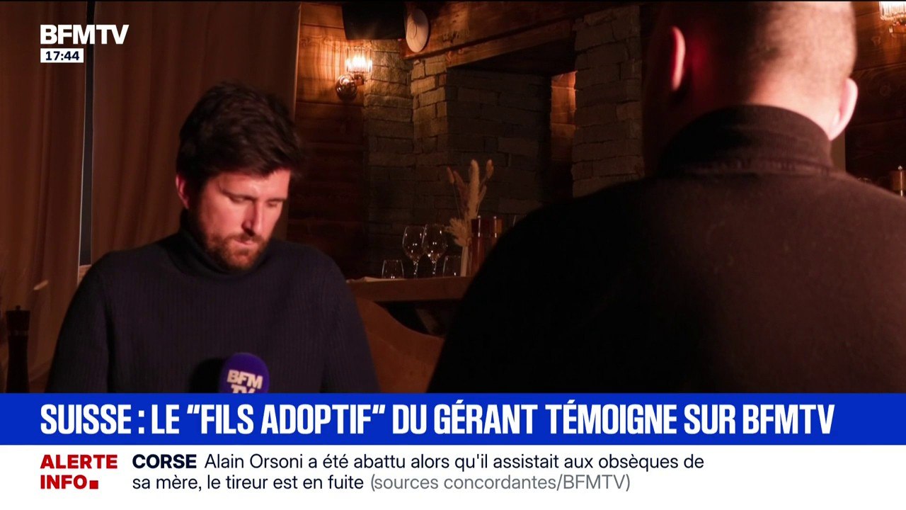 "Il fallait faire sortir les gens pris au piège à  l'intérieur" témoigne Jean-Marc qui a porté secours aux clients du Constellation de Crans-Montana