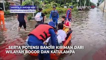 Antisipasi Banjir, Ditpolairud Polda Metro Jaya Patroli SAR di Pluit