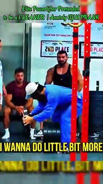 Elite Powerlifter Pretended to be a CLEANER ｜ Anatoly GYM PRANK