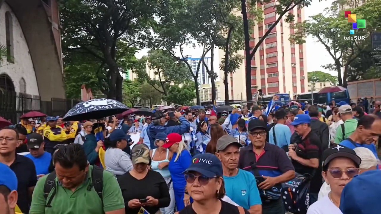 El chavismo marchó por la libertad de Nicolás Maduro a una semana de su secuestro