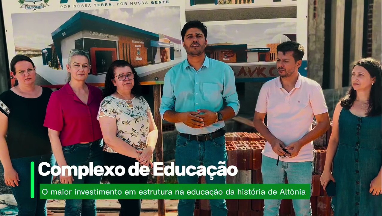 Altônia: novo complexo de educação vai centralizar serviços e reduzir gastos