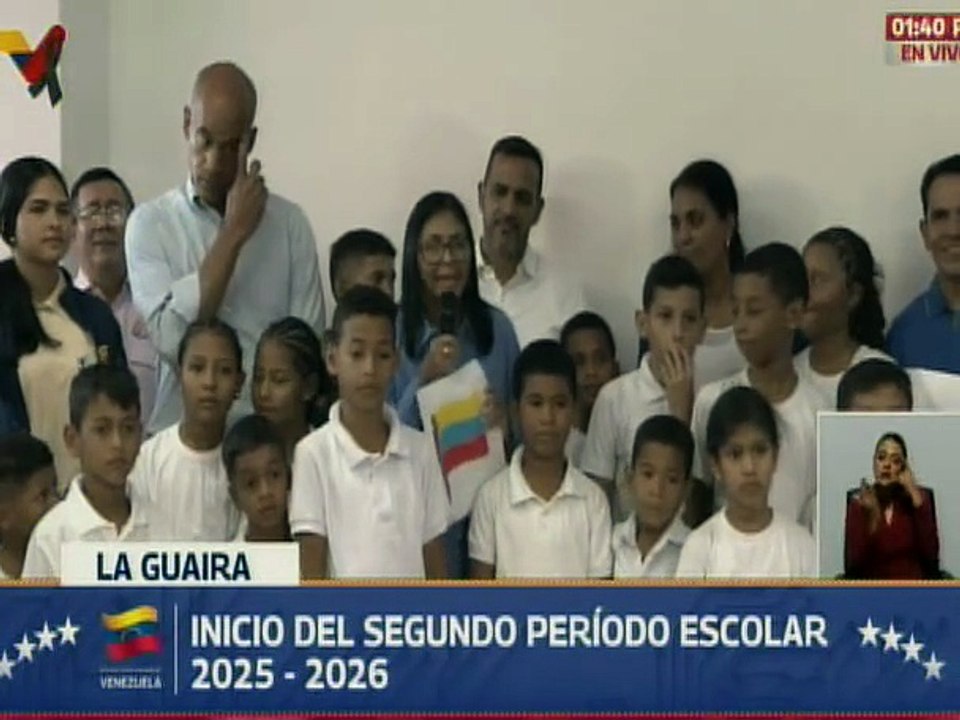 Pdta. Encargada Rodríguez: Ingresos del país son para la educación, alimentación y bienestar de los niños