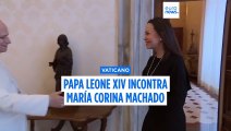 Vaticano, Papa Leone XIV riceve la leader dell’opposizione venezuelana María Corina Machado