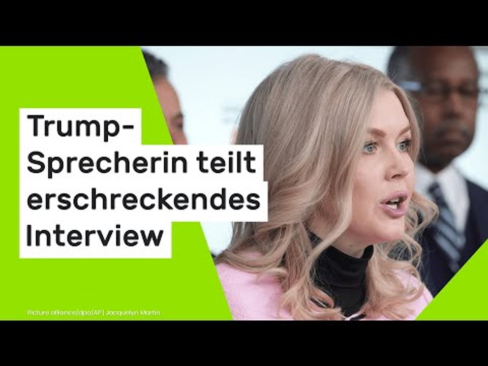 Trump-Sprecherin teilt erschreckendes Interview: Mysteriöse Waffe bei US-Angriff eingesetzt?