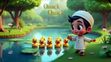 Duck Family Says Bismillah 🦆 | Islamic Kids Nasheed | Learn Good Manners with Rayyan