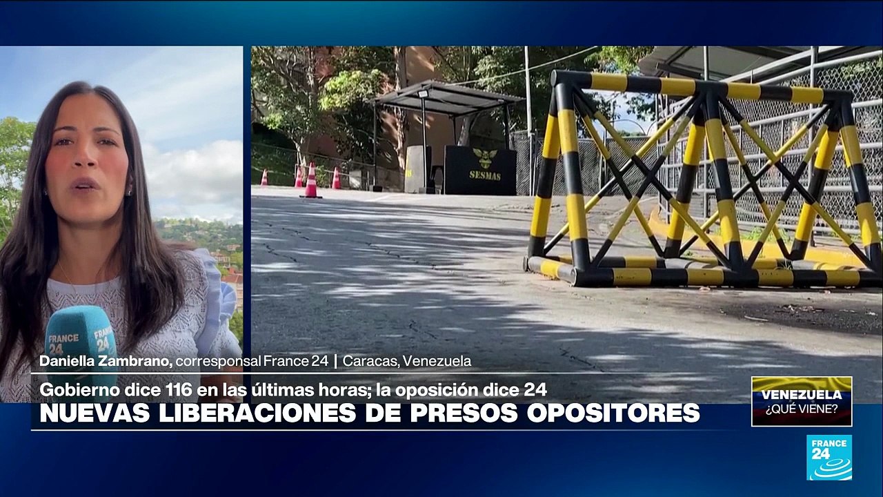 Informe desde Caracas: Gobierno asegura que 116 presos fueron liberados, ONG confirma al menos 24