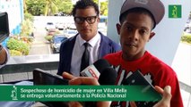 Sospechoso de homicidio de mujer en Villa Mella se entrega voluntariamente a la Policía Nacional