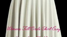 Women's Full Circle Skirt Easy Cutting✂  #viral #fashionstyle #fashion #trendingreels #sewing