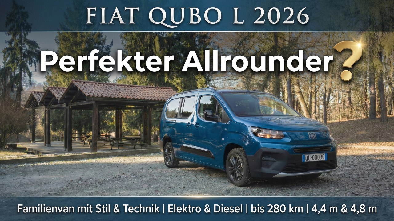 2026 Fiat Qubo L Check | Praktisch, modern, vielseitig