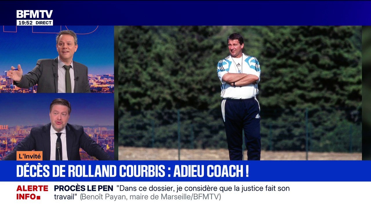 Mort de Rolland Courbis: "Je suis doublement triste", déclare Benoît Payan, maire de Marseille