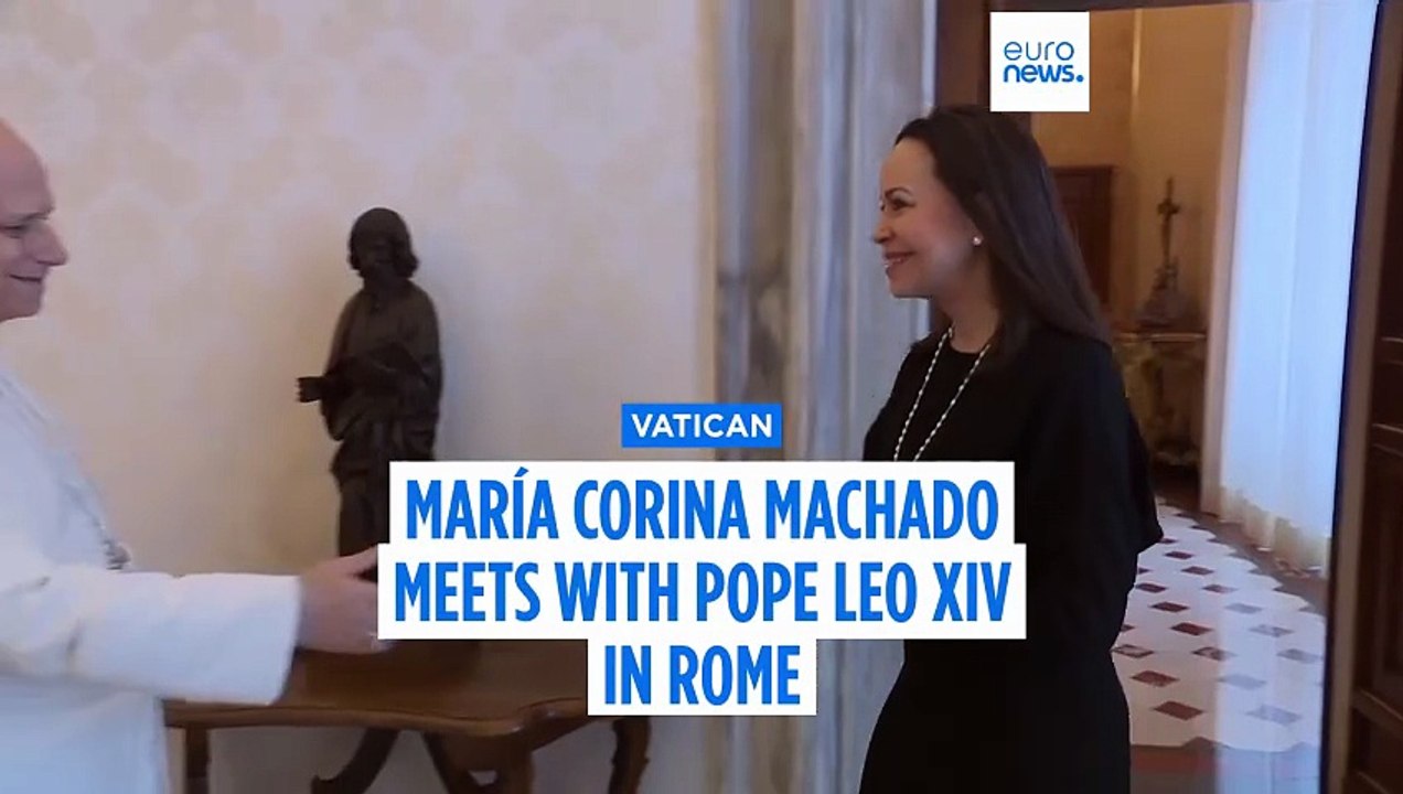 Machado seeks Pope Leo XIV's support for Venezuela's transition at Vatican meeting