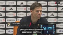 Las últimas palabras de Xabi Alonso como entrenador del Real Madrid: 