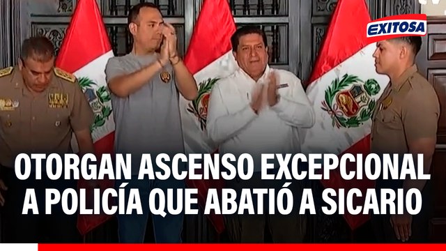 José Jerí otorga ascenso excepcional a suboficial de la PNP que abatió a sicario en Comas