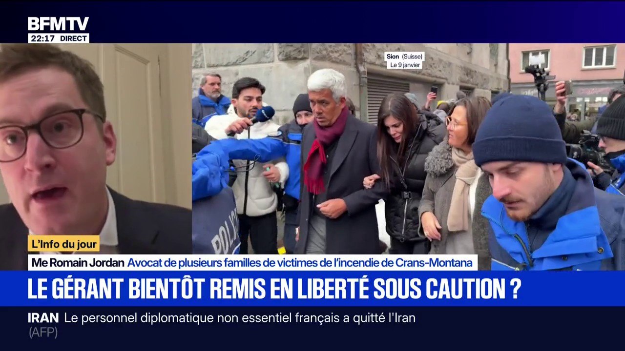 Crans-Montana: "Il faut que l'enquête avance [...] il faut que des perquisitions soient menées rapidement", déclare Romain Jordan, avocat de plusieurs familles de victimes de l'incendie