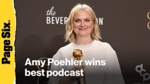 Amy Poehler wins first-ever Golden Globe for best podcast for 'Good Hang With Amy Poehler'