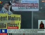 Movimientos sociales estadounidenses exigen liberación del Presidente Nicolás Maduro y  Cilia Flores
