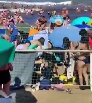 Ola gigante en Santa Clara del Mar