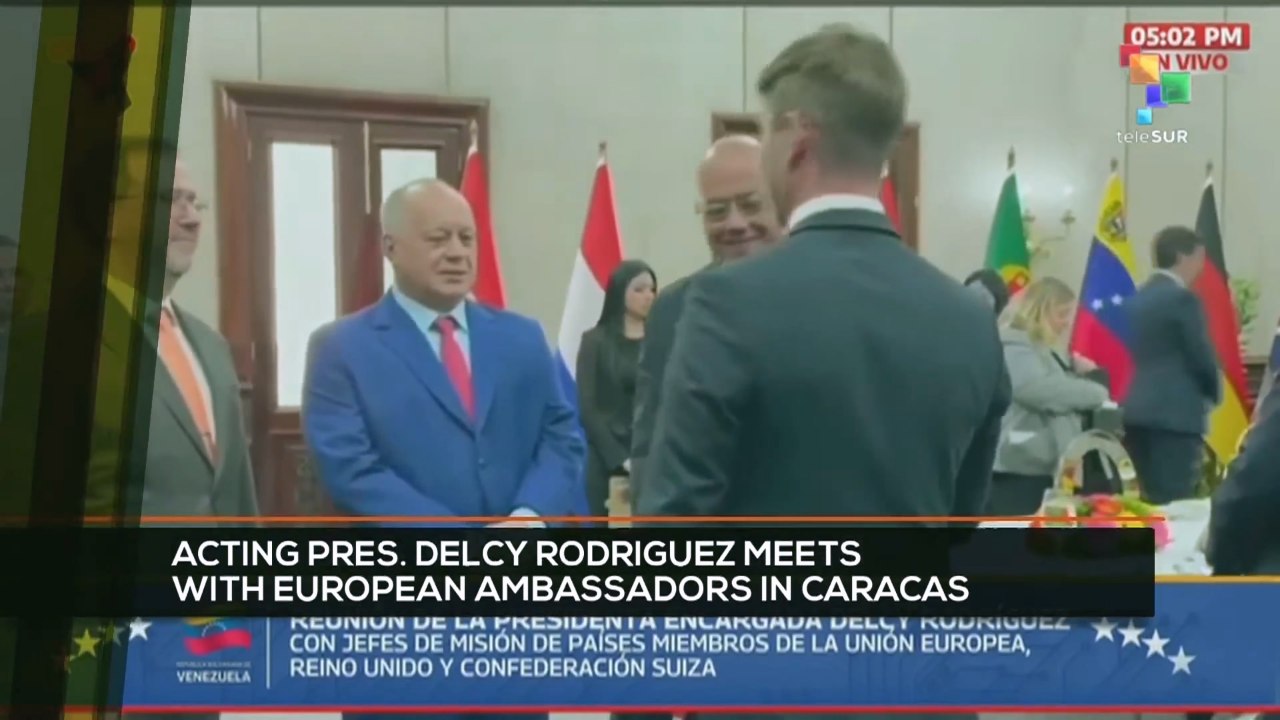 FTS 20:30 12-01: Venezuelan Acting Pres. meets with European ambassadors
