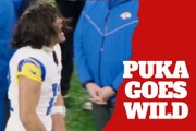 Puka Nacua loses his mind and scares rivals after getting hit