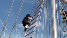 Youth sail training ship ‘Young Endeavour’ docks after almost 40 years of service