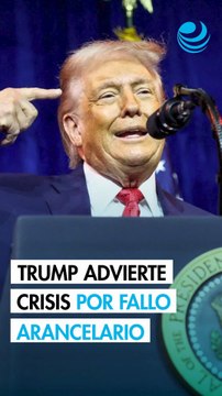 Trump advierte que EU enfrentará crisis si Corte Suprema tumba aranceles