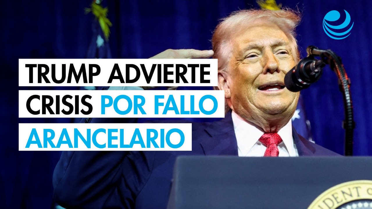 Trump advierte que EU enfrentará crisis si Corte Suprema tumba aranceles