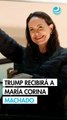 Trump planea recibir a la líder opositora venezolana María Corina Machado este jueves