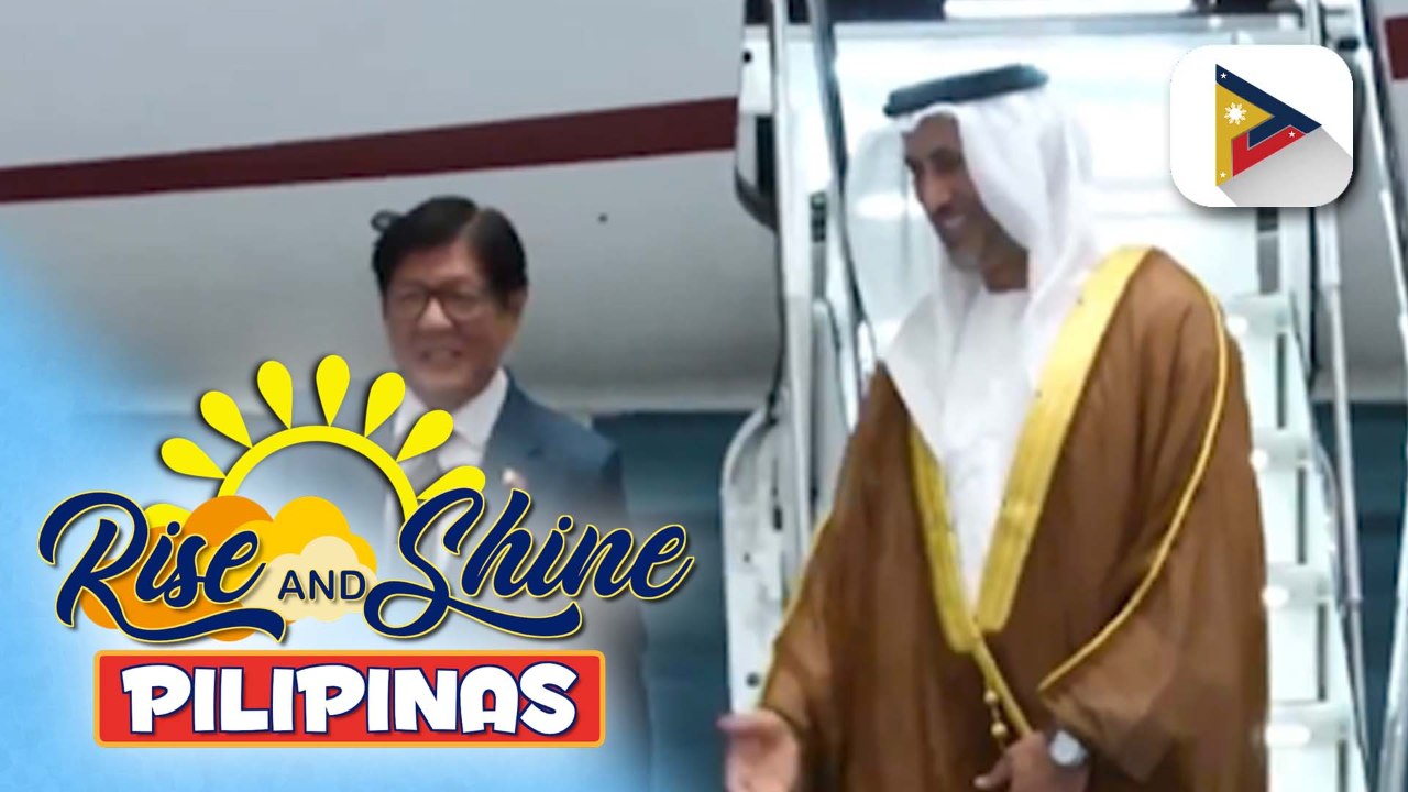 PBBM, dumating na sa UAE para sa kanyang working visit; Dalawang kasunduan, inaasahang mapagtitibay | ulat ni Cleizl Pardilla