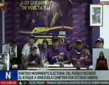 Caracas | Partido MEP repudió el ataque criminal de Estados Unidos contra Venezuela