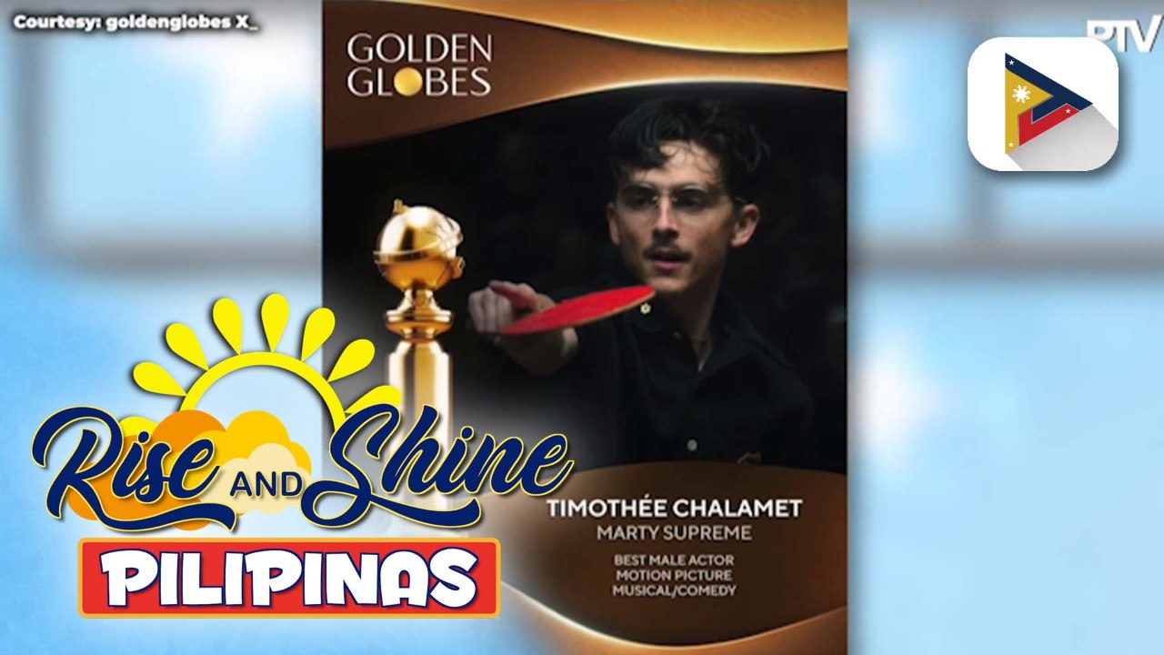 TALK BIZ | Tiothee Chalamet wins first Golden Globe for 'Mary Supreme'